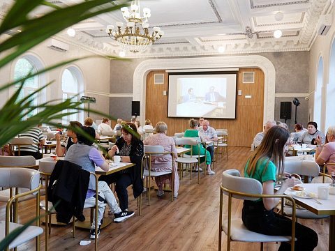 Санаторий «Шахтёр» г. Ессентуки. Кинопоказы в ресторане